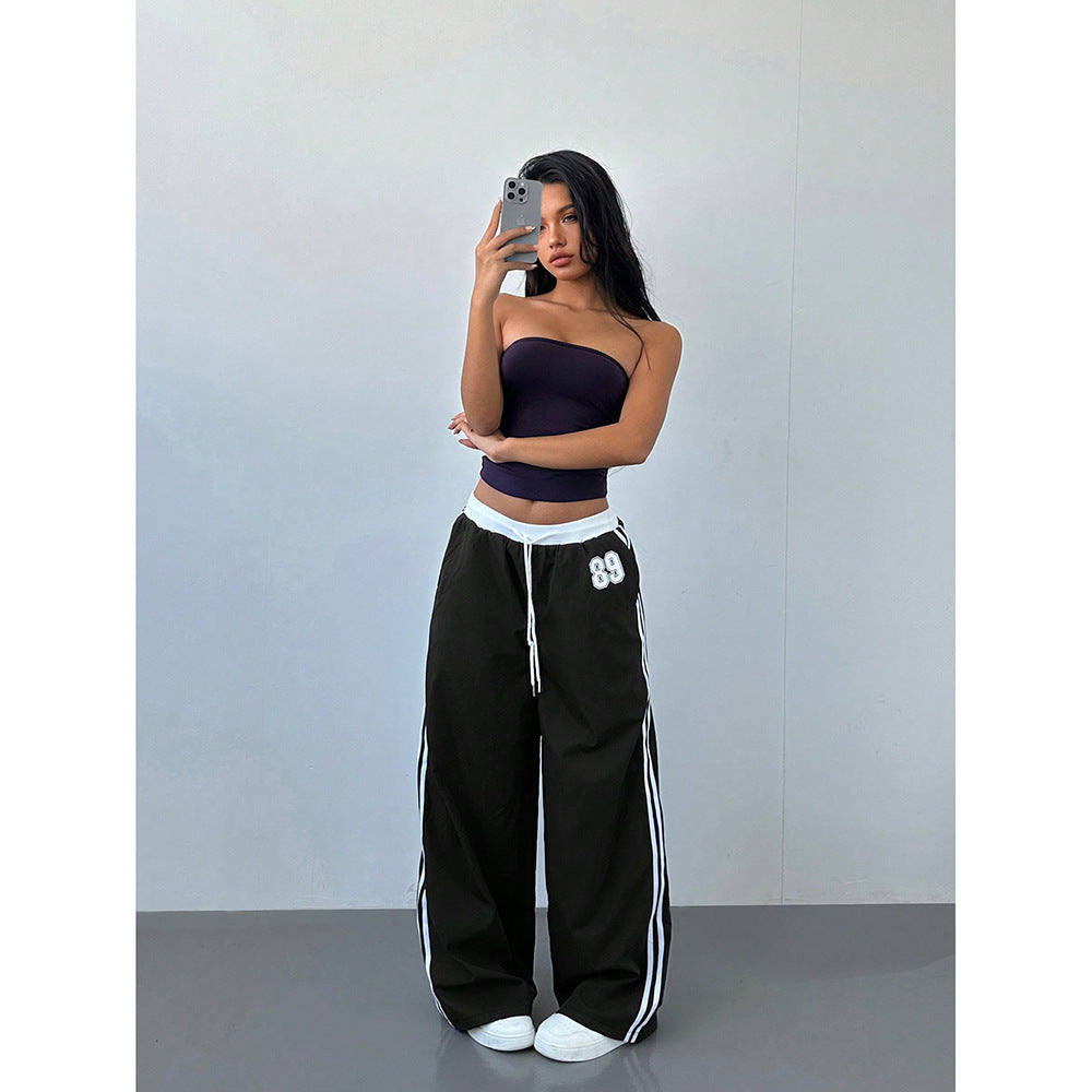 Women's Loose Trendy Digital Printing Long Pants