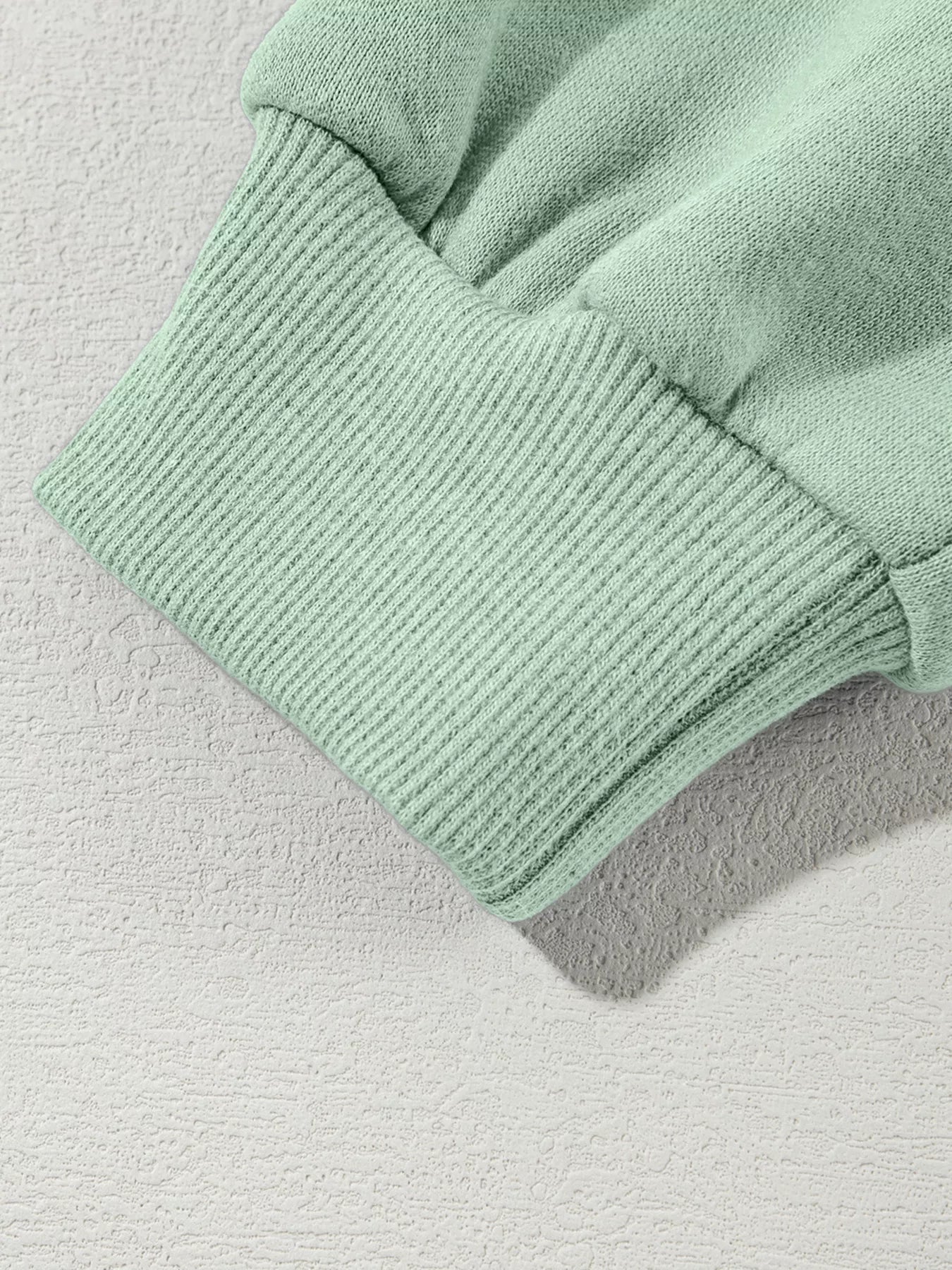 Sarah Express Women's Drop Shoulder Zip Up Jacket and Drawstring Pants Active 2pcs Set