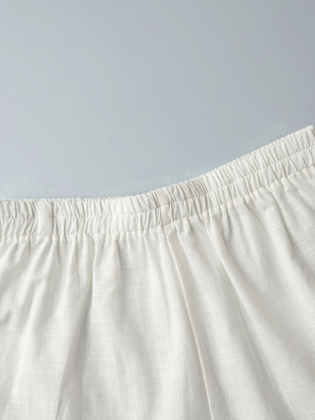 Sarah Express Women's Tie Front Long Sleeve Top and Shorts Set