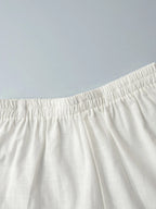 Sarah Express Women's Tie Front Long Sleeve Top and Shorts Set