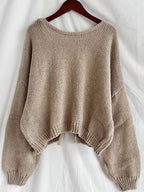 Sarah Express Women's Tied Drop Shoulder Cardigan