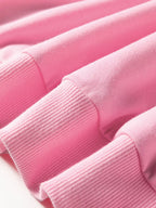 Sarah Express Women's Contrast Striped Patchwork Zip Collar Sweatshirt