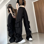 High Waist Quick Drying Retro Casual Pants