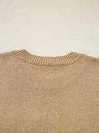 Sarah Express Women's Merry Colorful Dot Detail Christmas Dolman Sweater