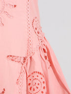 Sarah Express Women's Hollow Out Adjustable Strap Mini Dress