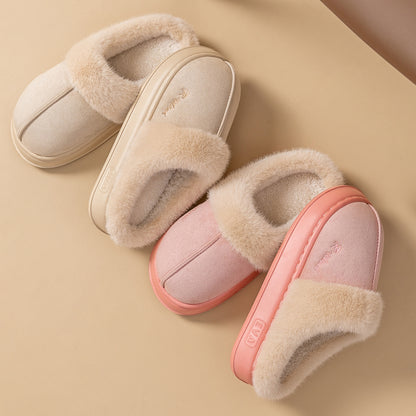 Sarah Express Unisex Winter Fluffy Slides | Cosy Warm Non-Slip Indoor Cotton Slippers