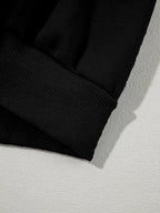 Sarah Express Women's Drop Shoulder Zip Up Jacket and Drawstring Pants Active 2pcs Set