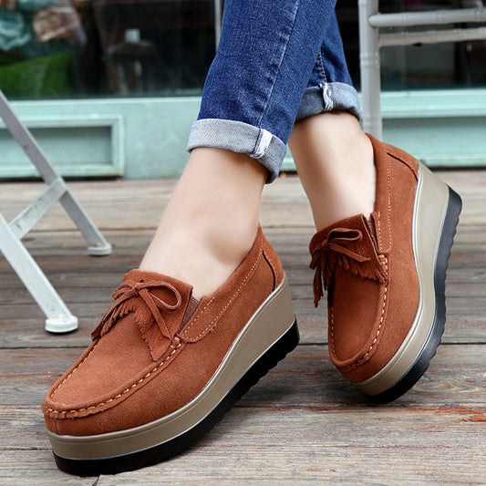 Sarah Express Bow Detail Wedge Slip-On Flats