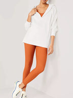 Sarah Express Women's Drawstring Kangaroo Pocket Long Sleeve Hoodie