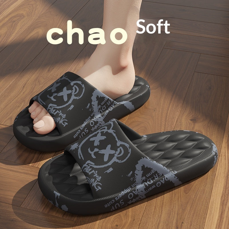 Sarah Express Women's Summer Slide Sandals - Casual Outdoor Slippers with Cute Designs