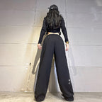 Women's Ankle Tie Jogger Sweatpants Elastic Waist Pockets