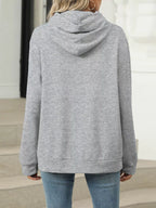 Sarah Express Women's Kangaroo Pocket Long Sleeve Hoodie