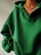 Sarah Express Women's Dropped Shoulder Long Sleeve Sweatshirt