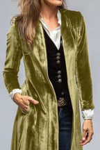 Sarah Express Women's Slit Back Open Front Cardigan