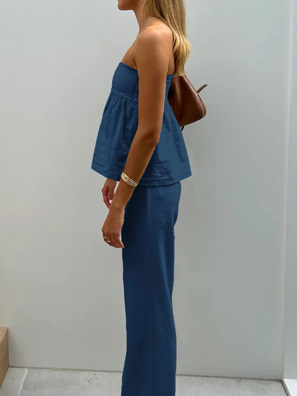 Sarah Express Women's Tube Top and Pants Set