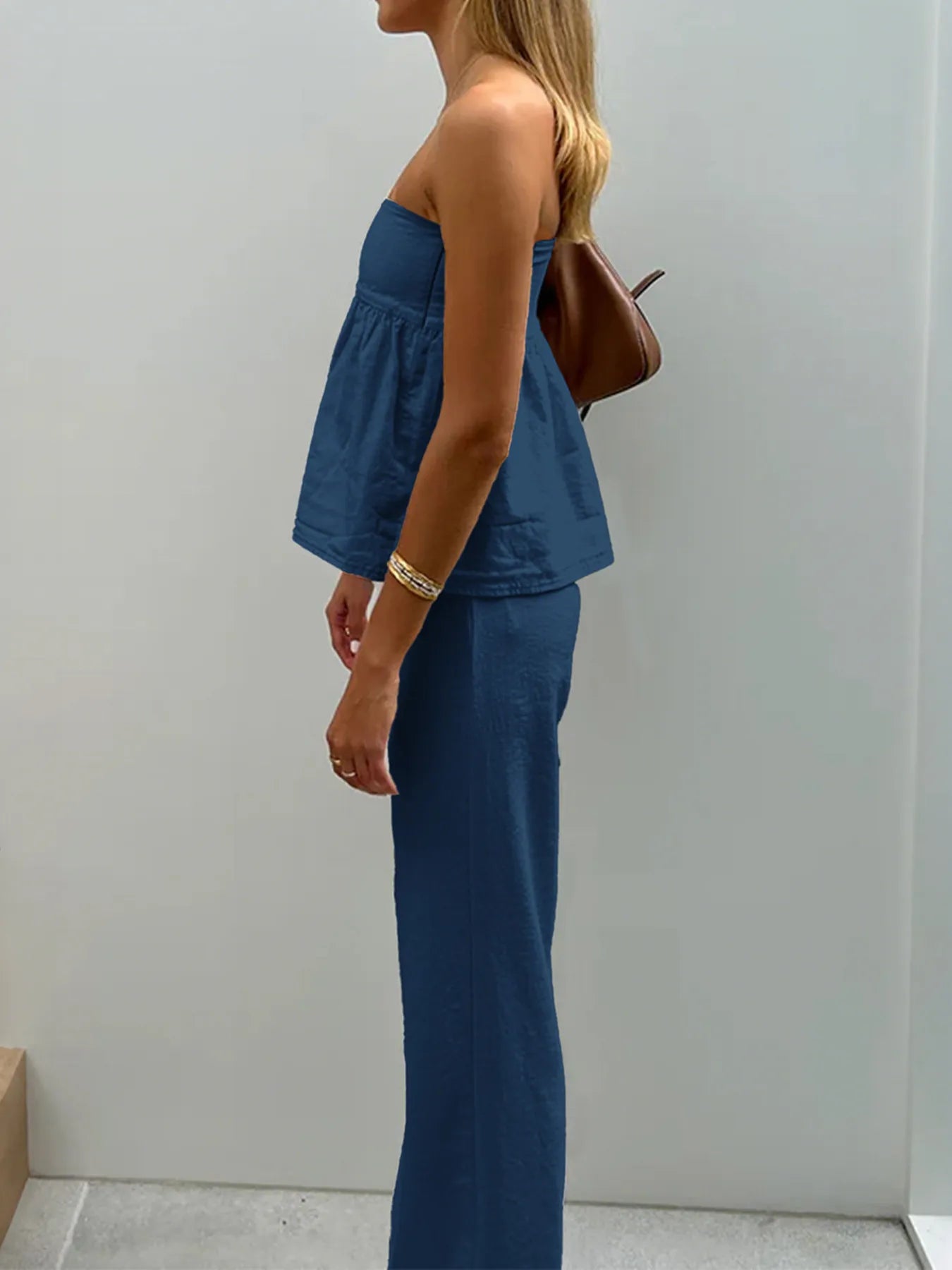 Sarah Express Women's Tube Top and Pants Set