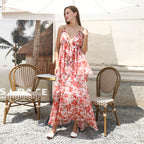 Women's Simple Maxi Dress Polyester Long Casual