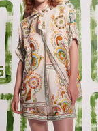 Sarah Express Women's Printed Half Sleeve Shirt and Shorts Set Multicolor