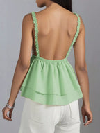 Sarah Express Women's Lace Detail Layered Cami