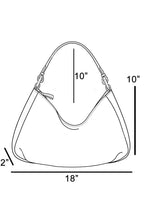 Sarah Express Women's Fame Braided Handle Rectangular Straw Hand Bag