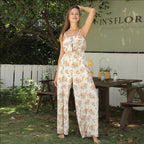 Women's Printed Maxi Dress Casual Short Sleeve Polyester