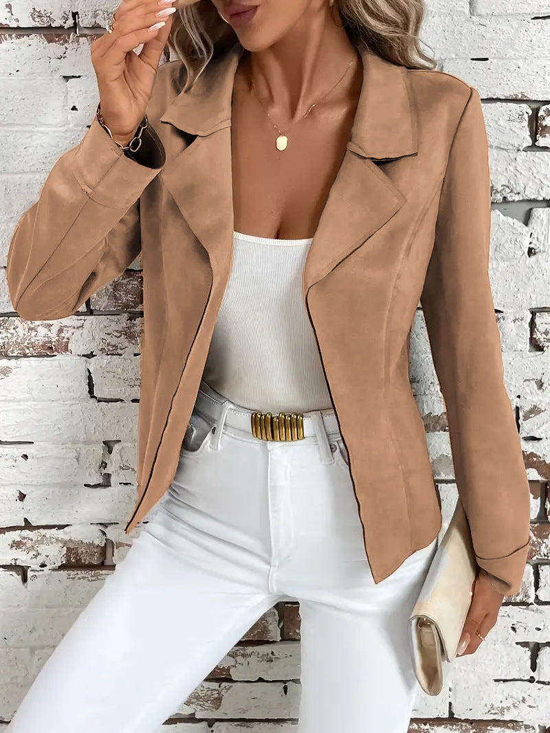 Women's Slim Fit Cardigan Jacket Long Sleeve Professional