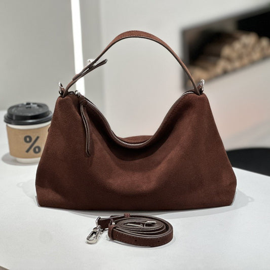 Sarah Express Genuine Leather Crossbody Tote Bag