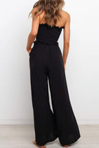 Women's Sleeveless Wide Leg Jumpsuit Casual Loose Fit