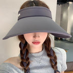 Women's Wide Brim Sun Protection Visor UV Protective Cycling Hat