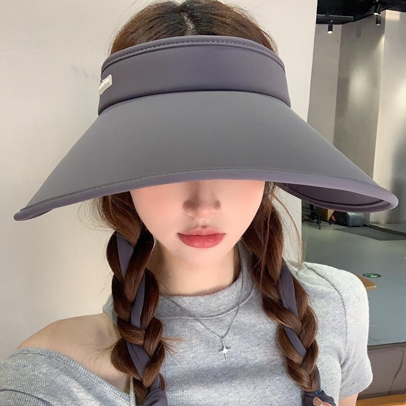 Women's Wide Brim Sun Protection Visor UV Protective Cycling Hat