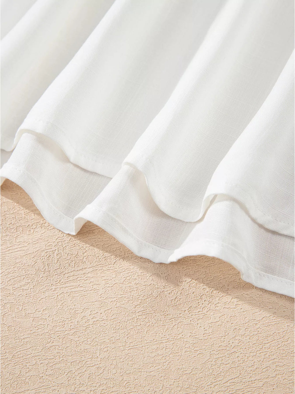 Sarah Express Women's Floral Embroidered Tie Neck Blouse