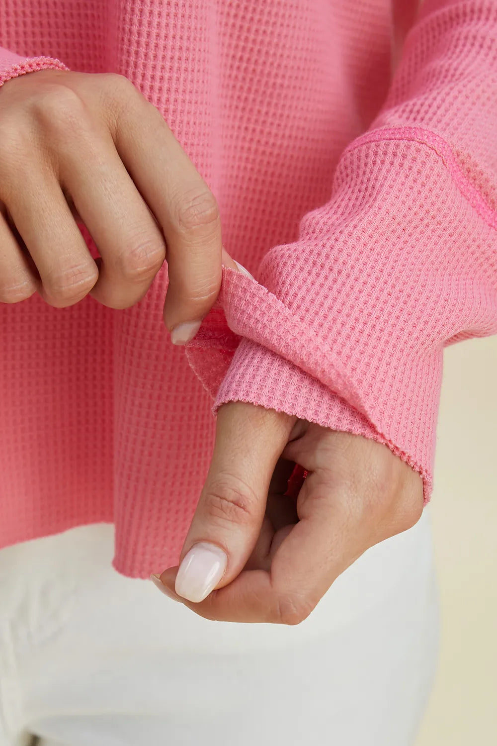 Sarah Express Women’s Plus Size High-Low Drop Shoulder Hoodie
