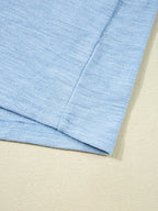 Sarah Express Women's Solid Color Batwing Long Sleeve Top