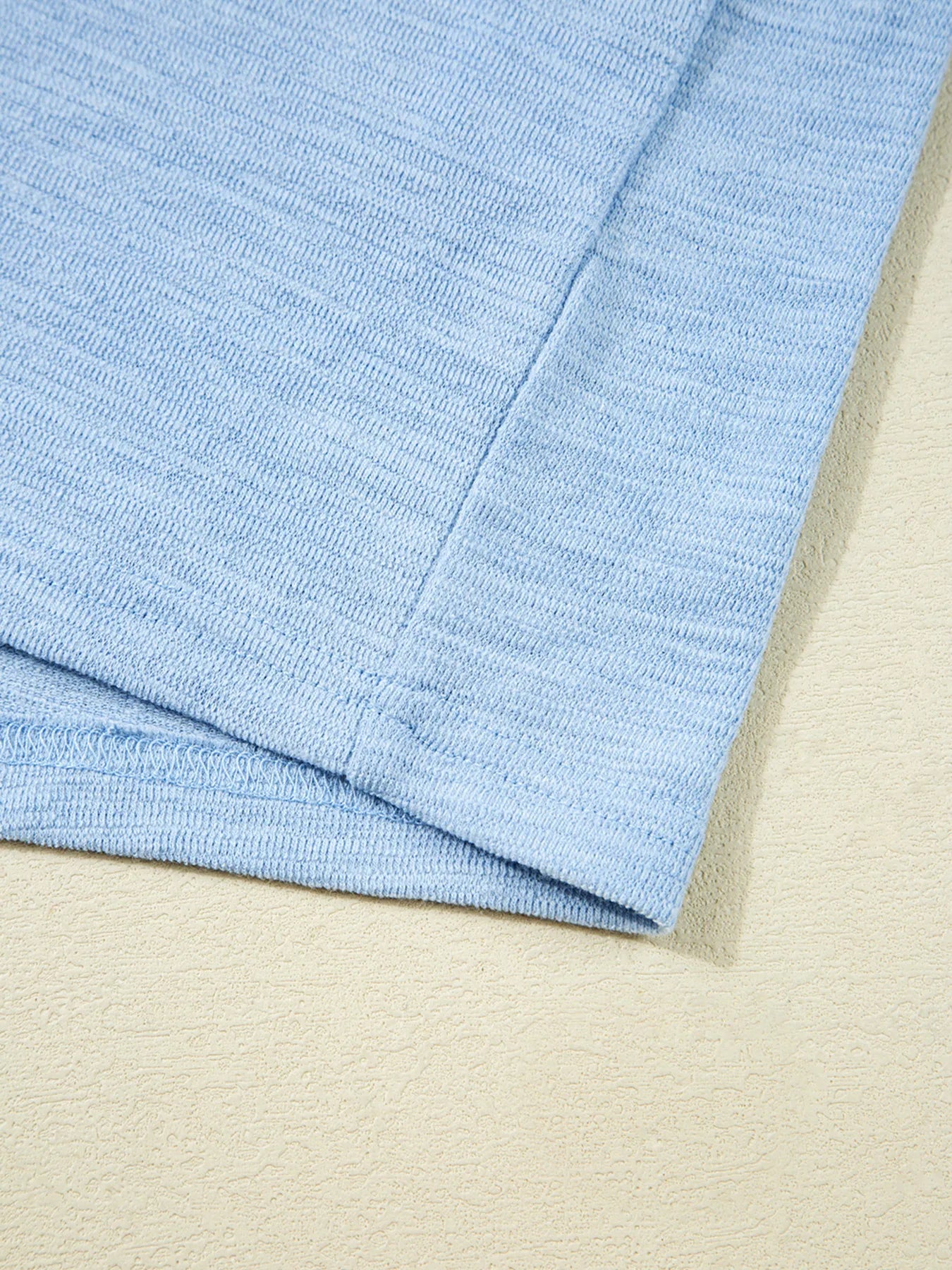 Sarah Express Women's Solid Color Batwing Long Sleeve Top