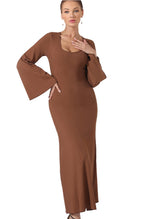 Women's Fashion Simple Solid Color Dress