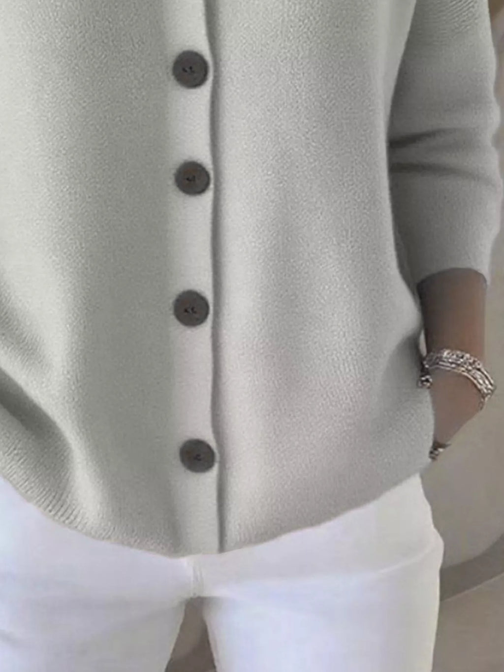 Sarah Express Women's Hooded Button-Front Soft Knit Cardigan Plus Size