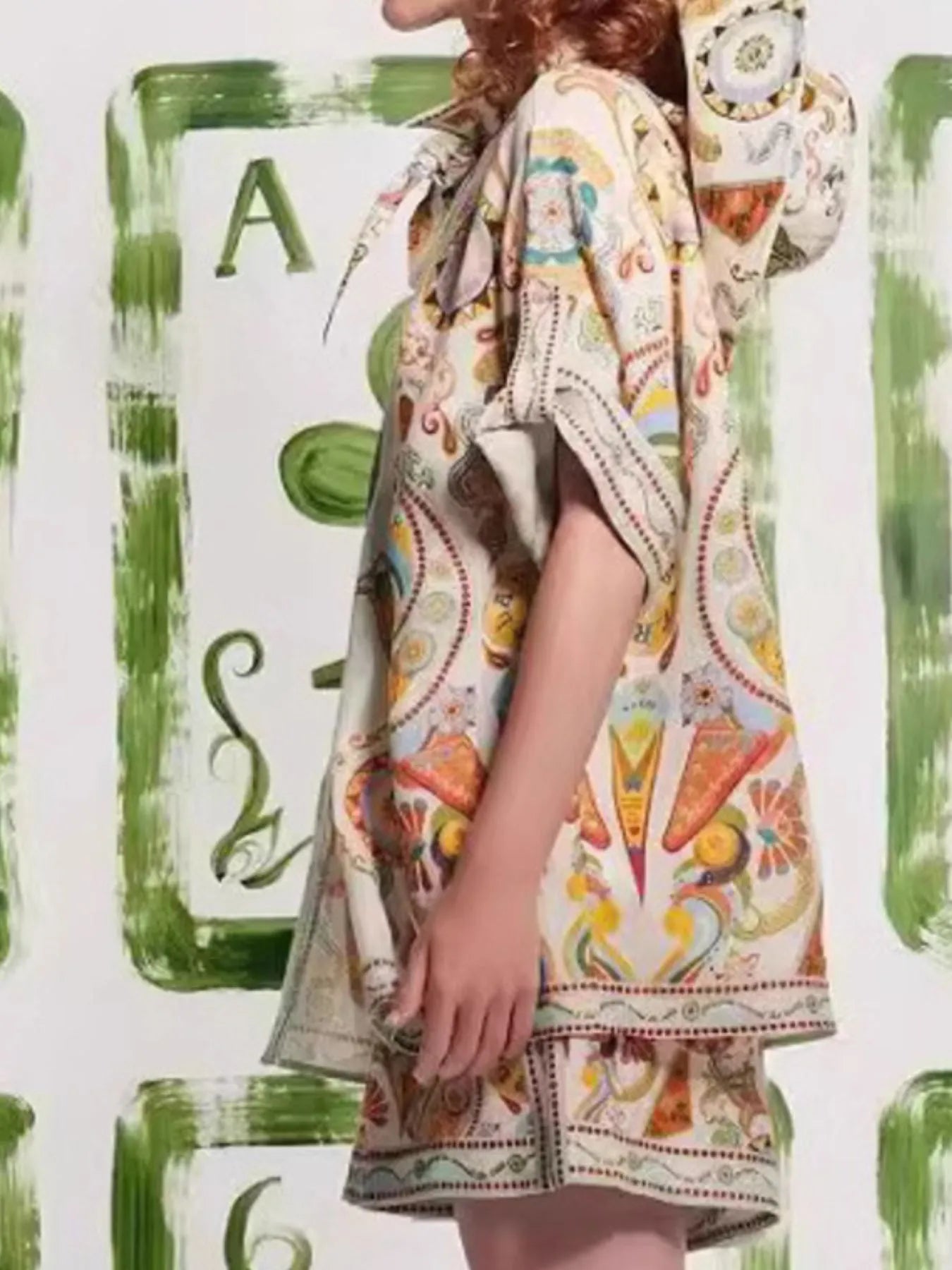 Sarah Express Women's Printed Half Sleeve Shirt and Shorts Set