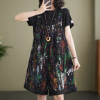 Women's High Waist Denim Overalls Wide Leg Suspender Pants