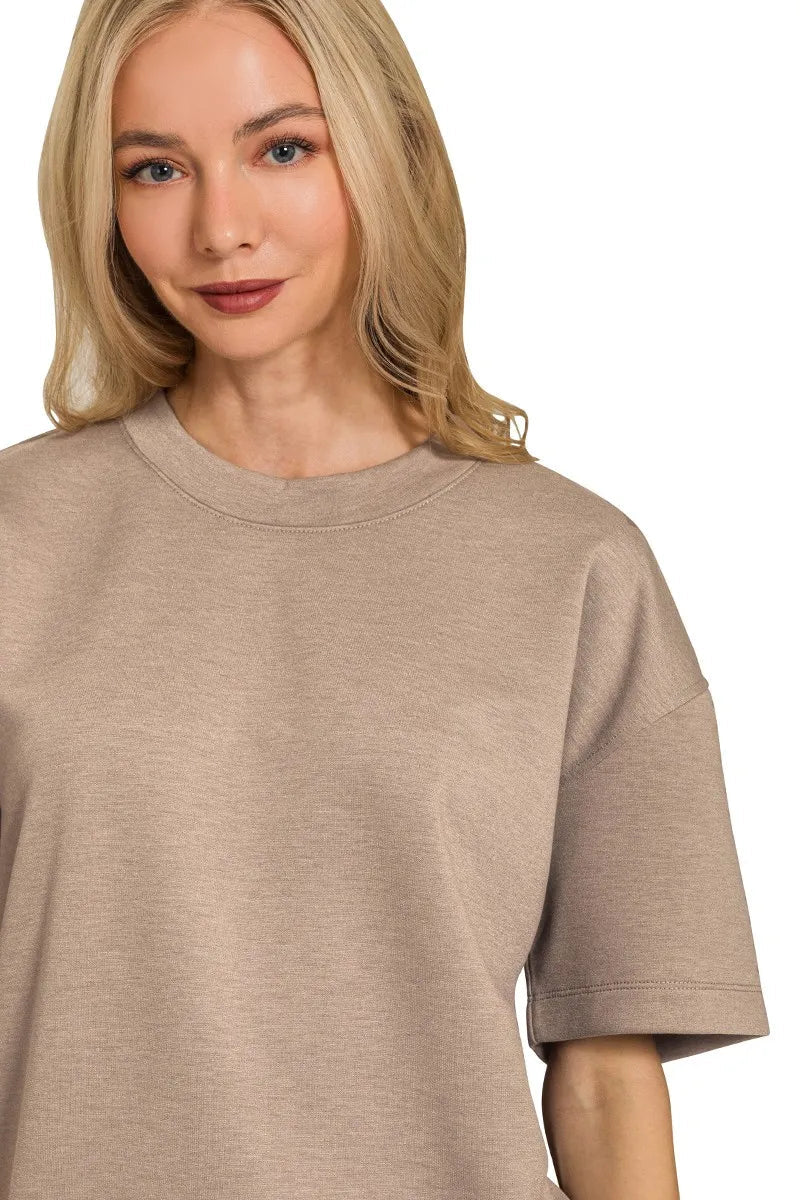 Women's Oversized Scuba Top & Shorts Set | Fast Shipping | Sarah Express