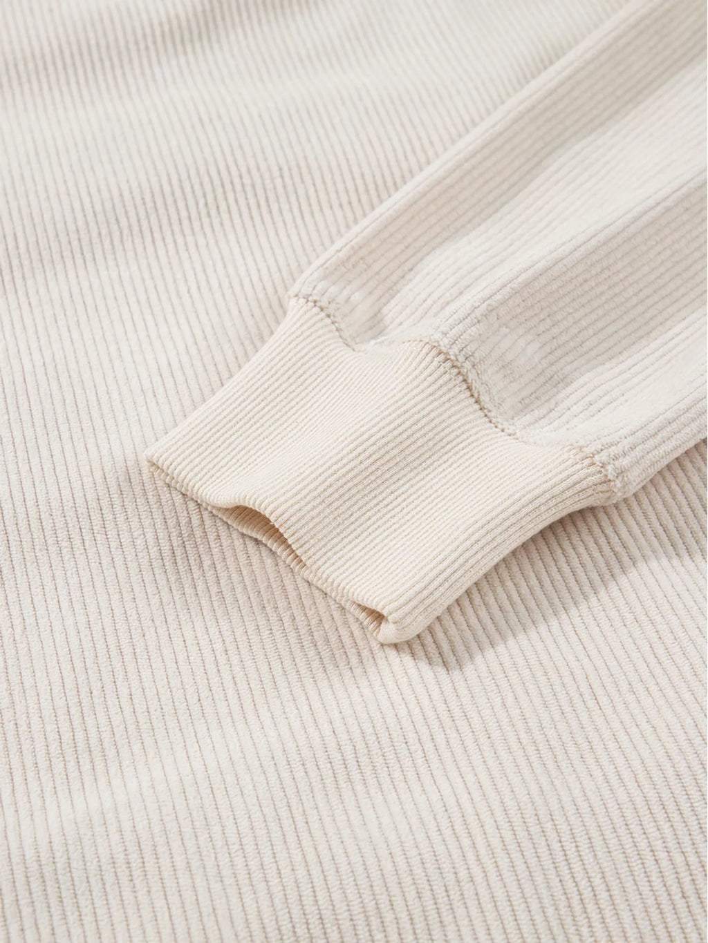 Sarah Express Women's Merry Little Thing Corded Letter Graphic Ribbed Sweatshirt