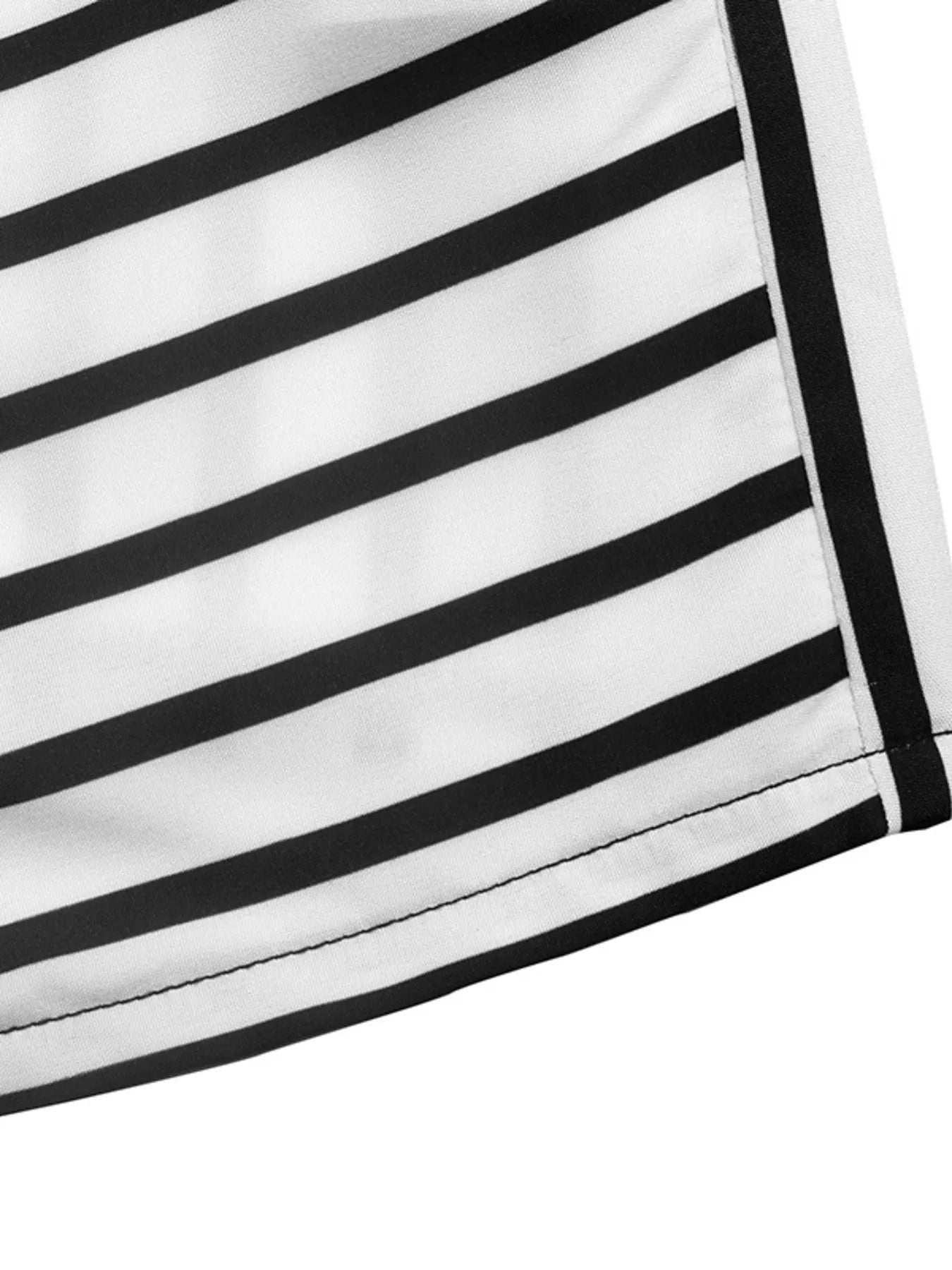 Sarah Express Women's Striped Color Block Surplice Shirt