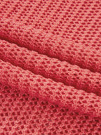 Sarah Express Women's Crochet Hollow Out Long Sleeve Knit Top