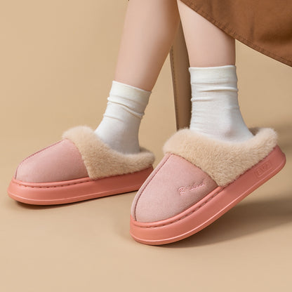 Sarah Express Unisex Winter Fluffy Slides | Cosy Warm Non-Slip Indoor Cotton Slippers