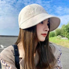 Women's Sun Protection Hat Waffle Texture Adjustable Dome Crown