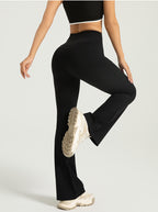 Women's High Waist Flared Yoga Pants Lifting Compression Leggings