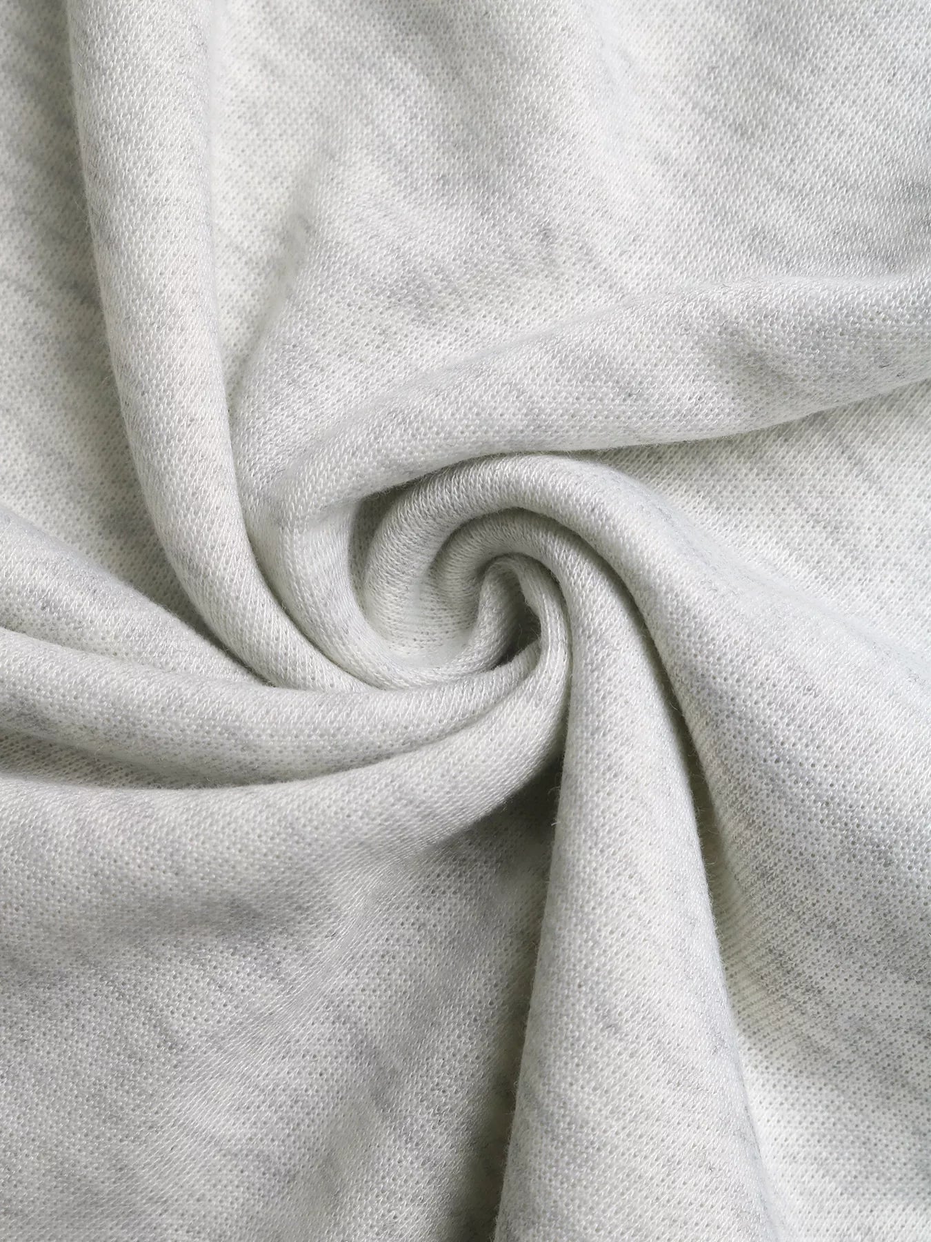 Sarah Express Women's Contrast Trim Drawstring Hoodie with Kangaroo Pocket