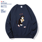 Women's Solid Color Graphic Print Hoodie Long Sleeve Casual Fall Winter Sweatshirt