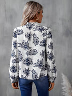 Sarah Express Women's Paisley Print Button Up Shirt