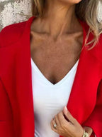 Sarah Express Women's Open Front 3/4 Sleeve Casual Cardigan Plus Size