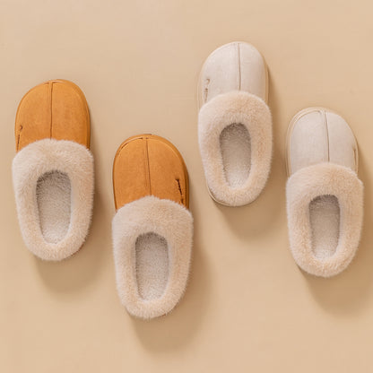 Sarah Express Unisex Winter Fluffy Slides | Cosy Warm Non-Slip Indoor Cotton Slippers